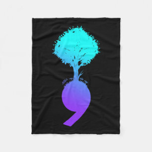 Tree Suicide Prevention Awareness Fleecedecke