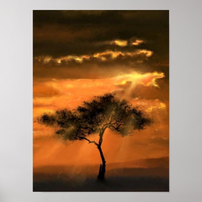 Tree Sunams Poster Sunset (Vorne)