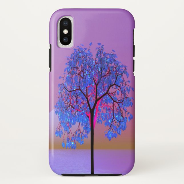 Tree Sunset Case-Mate iPhone Hülle (Rückseite)