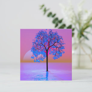 Tree Sunset Karte