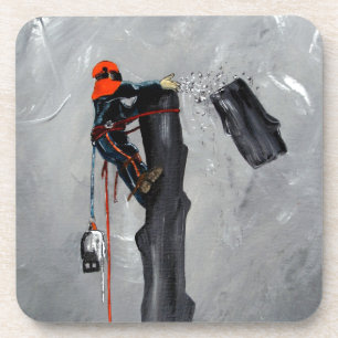 Tree Surgeon Arborist christmas present Birthday Getränkeuntersetzer