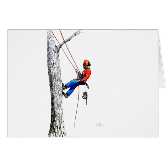 Tree Surgeon Arborist Forester (Devant horizontal)