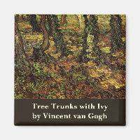 Tree Trunks with Ivy von Vincent van Gogh