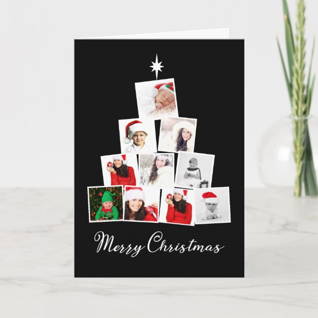 Tree und Star Personalisierte Weihnachten (Vorderseite)