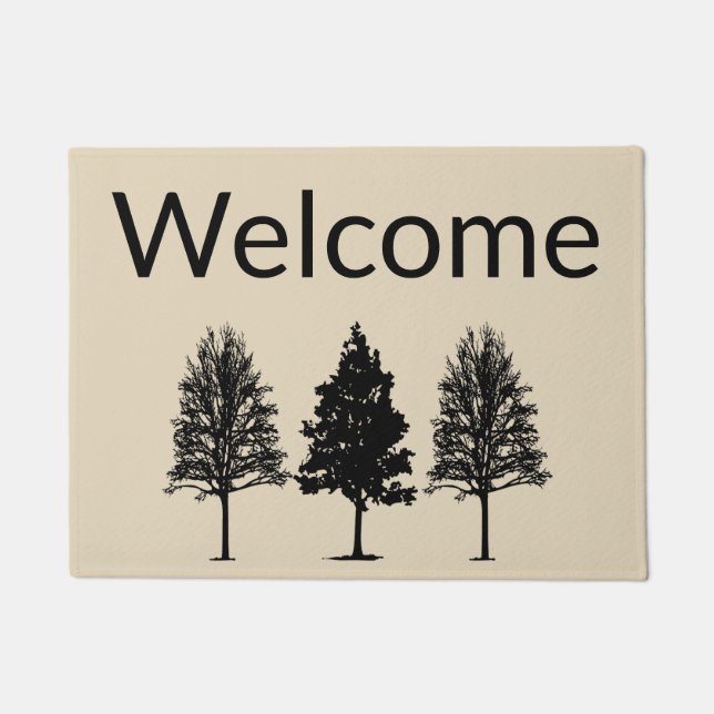 Tree Welcome Mat Fußmatte (Vorderseite)