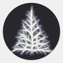 Tree White Christmas Graphic