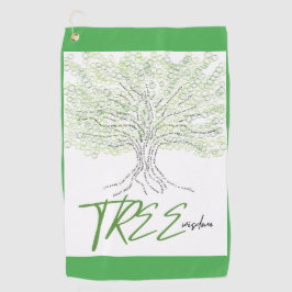 Tree Wisdom Golfhandtuch