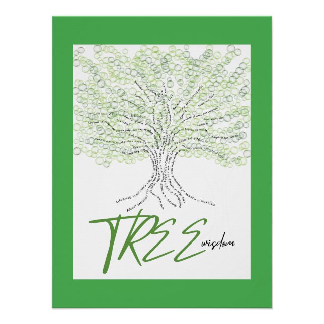 Tree Wisdom Poster (Vorderseite)