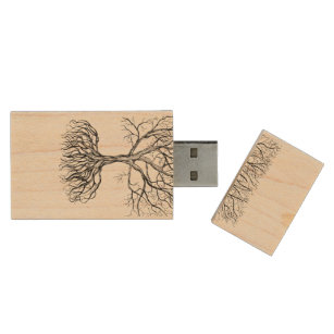Tree Wood Flash Drive Holz USB Stick