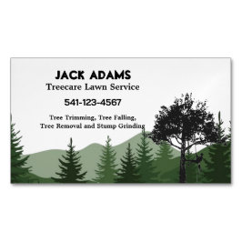 Treecare Launch Service Business Card Magnet