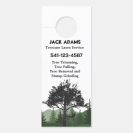 Treecare Lawn Service Door Hanger Türanhänger