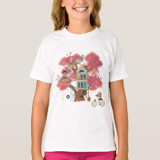 Treehouse Collection Girls Ruffle T - Shirt