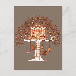 Treehouse Postkarte