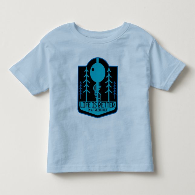 Treehouse Zuhause Kleinkind T-shirt (Vorderseite)