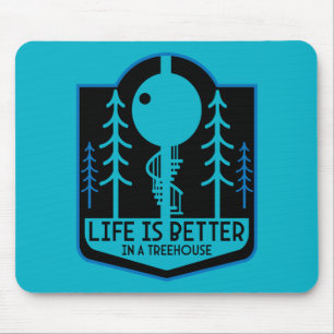 Treehouse Zuhause Mousepad