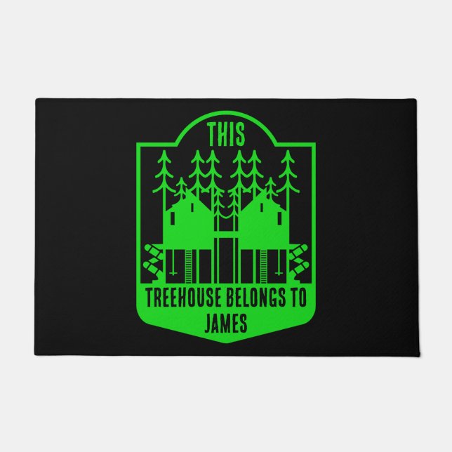 Treehouses Fußmatte (Vorderseite)
