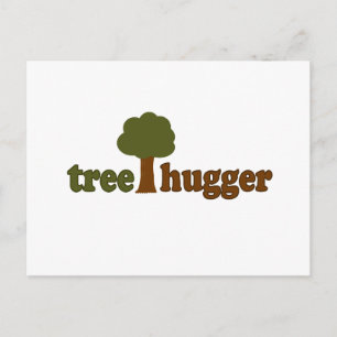 Treehugger (Baum) Postkarte