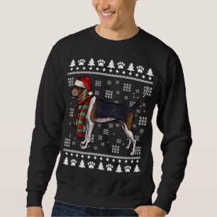Treeing Walker Coonhound Hund Weihnachtsmannmütze Sweatshirt