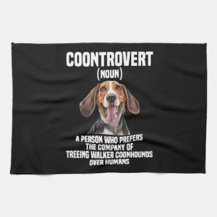 Treeing Walker Coonhound Lover Dog Control Geschirrtuch
