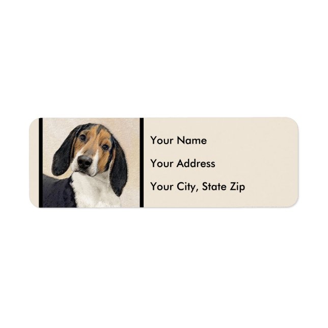 Treeing Walker Coonhound Malerei - Originelle Kuns (Vorne)