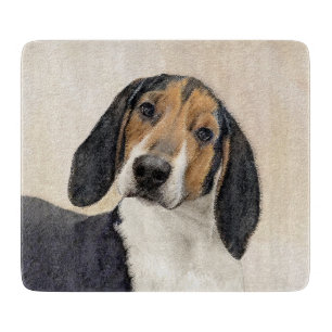 Treeing Walker Coonhound Malerei - Originelle Kuns Schneidebrett