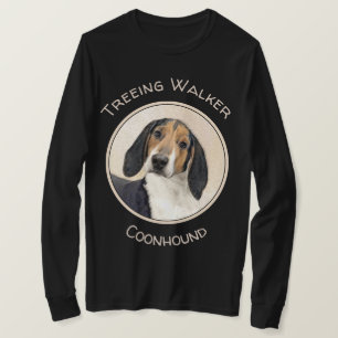 Treeing Walker Coonhound Malerei - Originelle Kuns T-Shirt