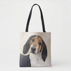 Treeing Walker Coonhound Malerei - Originelle Kuns Tasche