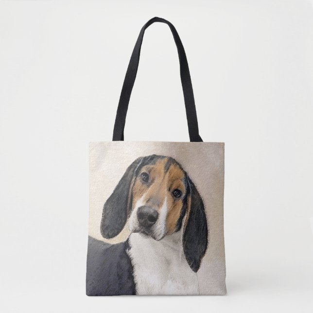 Treeing Walker Coonhound Malerei - Originelle Kuns Tasche (Vorderseite)