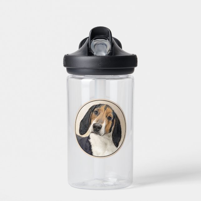 Treeing Walker Coonhound Malerei - Originelle Kuns Trinkflasche (Vorne)