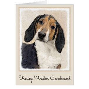 Treeing Walker Coonhound Peinture - Art original