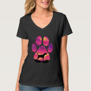 Treeing Walker Coonhound Pfote Mama Papa Hund Frau T-Shirt
