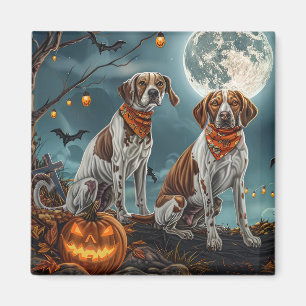 Treeing Walker Halloween Spooky Magnet