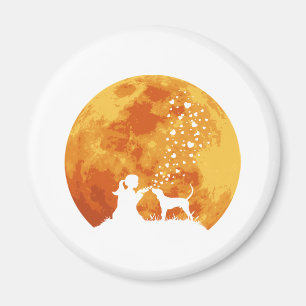 Treeing WandererCoonhound Magnet