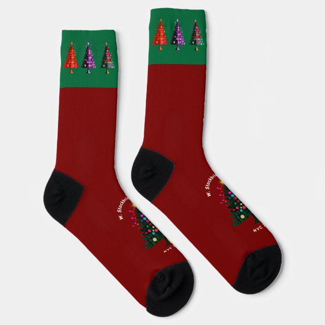 Treemazing Stockbridge 2024 Crew Socken - RED (Rechts)
