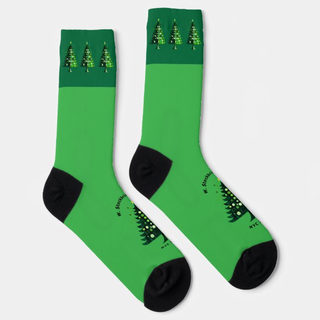 Treemazing Stockbridge 2024 Crew Socks - GREEN Socken (Rechts)