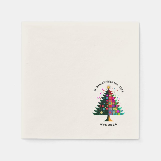 Treemazing Stockbridge 2024 Gedenkpapier Napkin Serviette (Vorderseite)