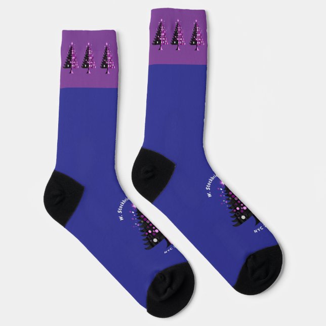 Treemazing Stockbridge 2024 Gedenksocken Lila Socken (Rechts)