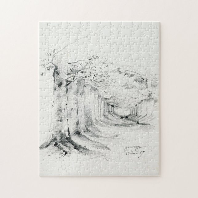 Trees Monet Fine Arte (Vertikal)