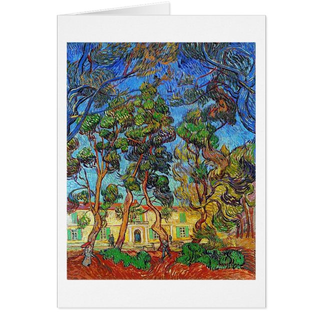 Trees St-Paul Hospital Garden Van Gogh Kunstvoll w (Vorne)