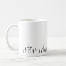 Treescape Minimalistische Tasse