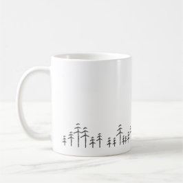 Treescape Minimalistische Tasse