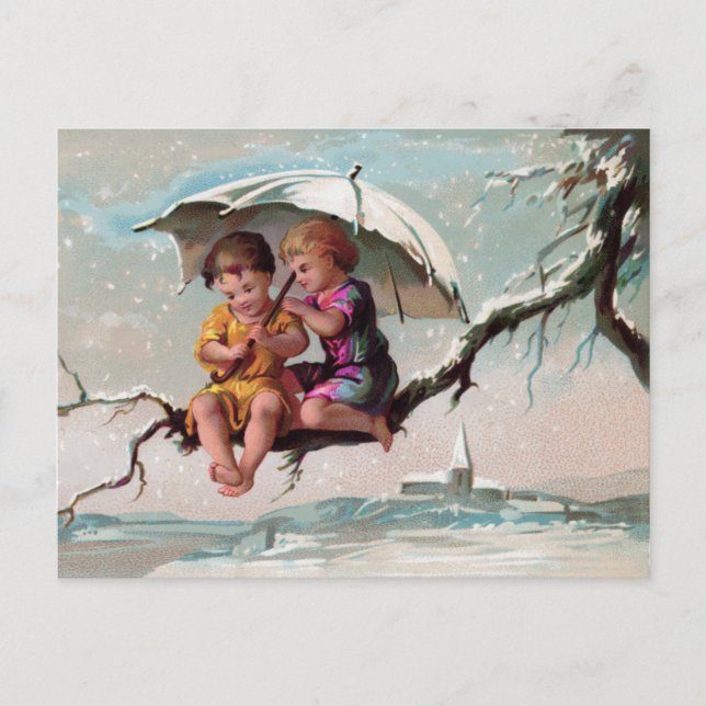 Treetop Children Postcard Postkarte (Vorderseite)