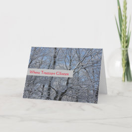 Treetops Glisten - Urlaub - Leere Innen Karte