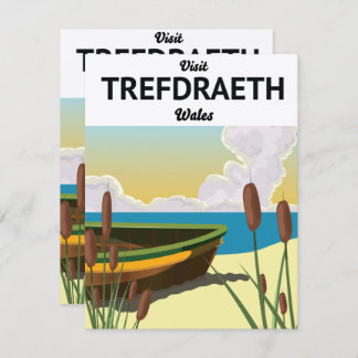 Trefdraht Reiseplakat am Meer