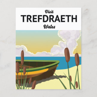 Trefdraht Reiseplakat am Meer