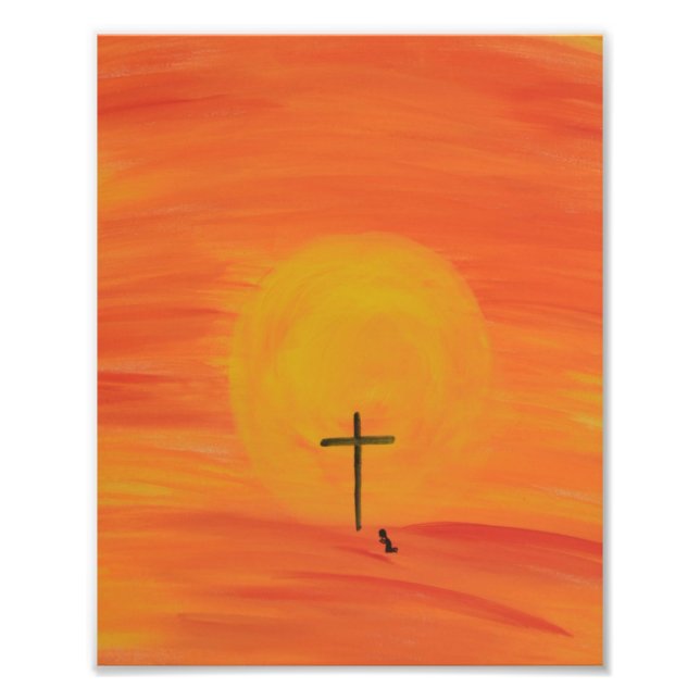 Treffe mich am Kreuz Fotodruck (Vorne)