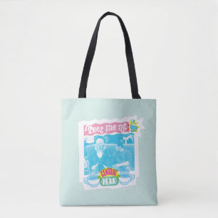 Treffe mich im Central Perk Neon-Grafik Tasche