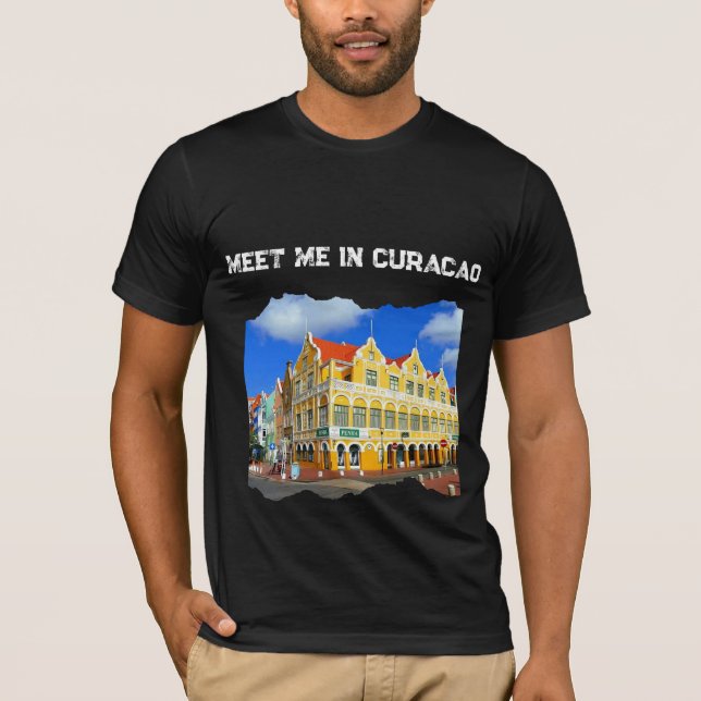 Treffe mich in Curaçao T-Shirt (Vorderseite)