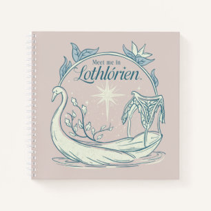Treffe mich in LOTHLORIEN™ - Schwanenboot Notizbuch