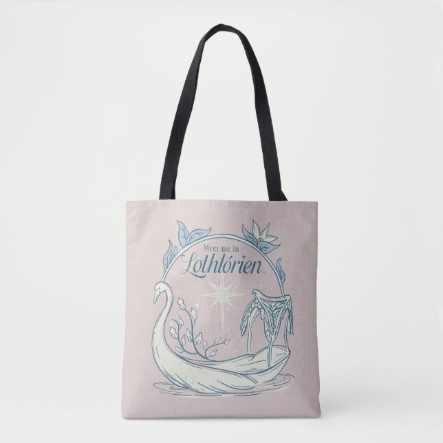 Treffe mich in LOTHLORIEN™ - Schwanenboot Tasche (Vorderseite)